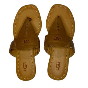 UGG Tan Leather Sandals